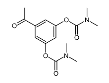 [3-acetyl-5-(dimethylcarbamoyloxy)phenyl] N,N-dimethylcarbamate Structure
