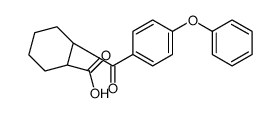(1R,2R)-2-(4-phenoxybenzoyl)cyclohexane-1-carboxylic acid Structure