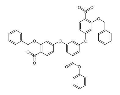 phenyl 3,5-bis(4-nitro-3-phenylmethoxyphenoxy)benzoate Structure