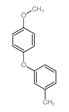 1-(4-methoxyphenoxy)-3-methyl-benzene结构式