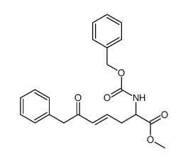 (E)-2-Benzyloxycarbonylamino-6-oxo-7-phenyl-hept-4-enoic acid methyl ester结构式