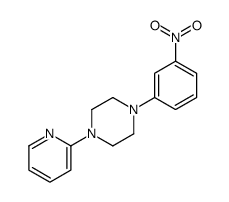 1-(3-nitrophenyl)-4-pyridin-2-ylpiperazine Structure