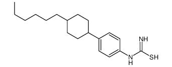 [4-(4-hexylcyclohexyl)phenyl]thiourea结构式