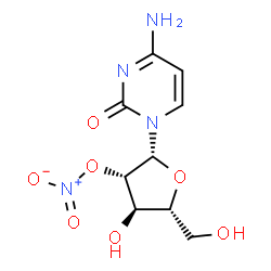 1-(2-O-nitro-beta-D-arabinofuranosyl)cytosine Structure