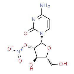 1-(2-O-nitro-beta-D-arabinofuranosyl)cytosine structure