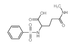 L-Glutamine,N-methyl-N2-(phenylsulfonyl)- Structure