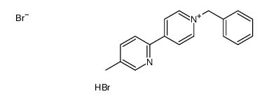 1-benzyl-4-(5-methylpyridin-1-ium-2-yl)pyridin-1-ium,dibromide Structure