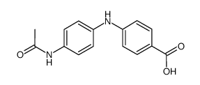 4-[[4-(acetylamino)phenyl]amino]benzoic acid结构式