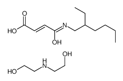 4-[(2-ethylhexyl)amino]-4-oxobut-2-enoic acid, compound with 2,2'-iminobis[ethanol] (1:1) picture