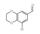 8-溴-2,3-二氢苯并[b][1,4]二噁英-6-甲醛结构式