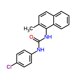 1-(4-Chlorophenyl)-3-(2-methyl-1-naphthyl)urea结构式