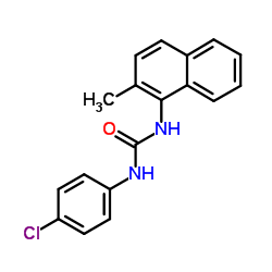 1-(4-Chlorophenyl)-3-(2-methyl-1-naphthyl)urea Structure