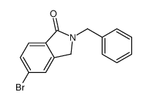 2-benzyl-5-bromo-3H-isoindol-1-one结构式
