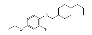 4-ethoxy-2-fluoro-1-[(4-propylcyclohexyl)methoxy]benzene结构式