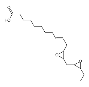 11-[3-[(3-ethyloxiran-2-yl)methyl]oxiran-2-yl]undec-9-enoic acid Structure