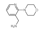 [2-(4-吗啉)-3-吡啶]甲胺结构式