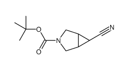 叔-丁基外-6-氰基-3-氮杂二环[3.1.0]己烷-3-甲酸基酯结构式