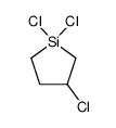1,1,3-trichloro-silolane结构式