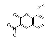 8-methoxy-3-nitrochromen-2-one结构式