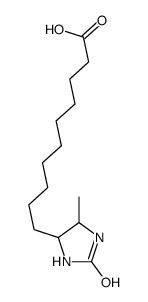 10-(5-methyl-2-oxoimidazolidin-4-yl)decanoic acid结构式