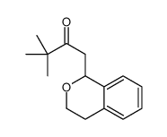 1-(3,4-dihydro-1H-isochromen-1-yl)-3,3-dimethylbutan-2-one结构式