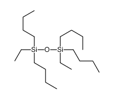 dibutyl-[dibutyl(ethyl)silyl]oxy-ethylsilane Structure
