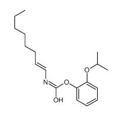 (2-propan-2-yloxyphenyl) N-oct-1-enylcarbamate结构式