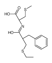 (2R)-2-[(2-benzyl-3-ethylsulfanylpropanoyl)amino]-3-methylsulfanylpropanoic acid结构式