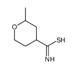 2-methyloxane-4-carbothioamide结构式