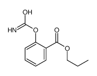 propyl 2-carbamoyloxybenzoate结构式