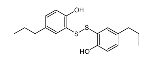 2-[(2-hydroxy-5-propylphenyl)disulfanyl]-4-propylphenol结构式