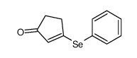 3-phenylselanylcyclopent-2-en-1-one结构式