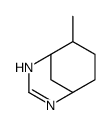 6-methyl-2,4-diazabicyclo[3.3.1]non-3-ene结构式