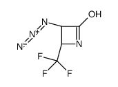 (3S,4R)-3-azido-4-(trifluoromethyl)azetidin-2-one Structure