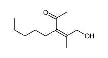 3-(1-hydroxypropan-2-ylidene)octan-2-one结构式
