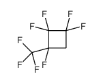 1,1,2,2,3-pentafluoro-3-(trifluoromethyl)cyclobutane Structure