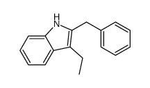 2-benzyl-3-ethyl-1H-indole结构式