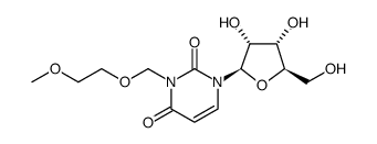 Uridine, 3-[(2-methoxyethoxy)methyl]结构式