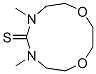 7,9-Dimethyl-1,4-dioxa-7,9-diazacycloundecane-8-thione结构式