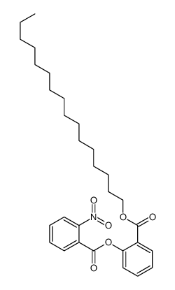 (2-hexadecoxycarbonylphenyl) 2-nitrobenzoate结构式