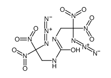 1,3-bis(2-azido-2,2-dinitroethyl)urea Structure