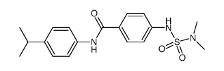 4'-isopropyl-4-[(dimethylaminosulfonyl)amino]benzanilide结构式