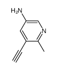 5-ethynyl-6-methyl-pyridin-3-ylamine Structure