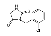 3-(2-CHLOROBENZYL)-2-MERCAPTO-3,5-DIHYDRO-4H-IMIDAZOL-4-ONE结构式