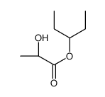 pentan-3-yl (2S)-2-hydroxypropanoate Structure