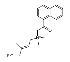 N,N,3-trimethyl-N-(2-(naphthalen-1-yl)-2-oxoethyl)but-2-en-1-aminium bromide Structure