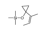 (1-but-2-en-2-ylcyclopropyl)oxy-trimethylsilane结构式