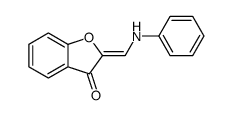 2-(anilinomethylidene)-1-benzofuran-3-one结构式