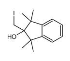 2-(iodomethyl)-1,1,3,3-tetramethylinden-2-ol Structure