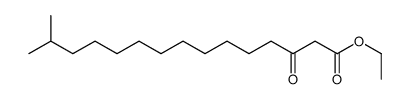 ethyl 14-methyl-3-oxopentadecanoate结构式